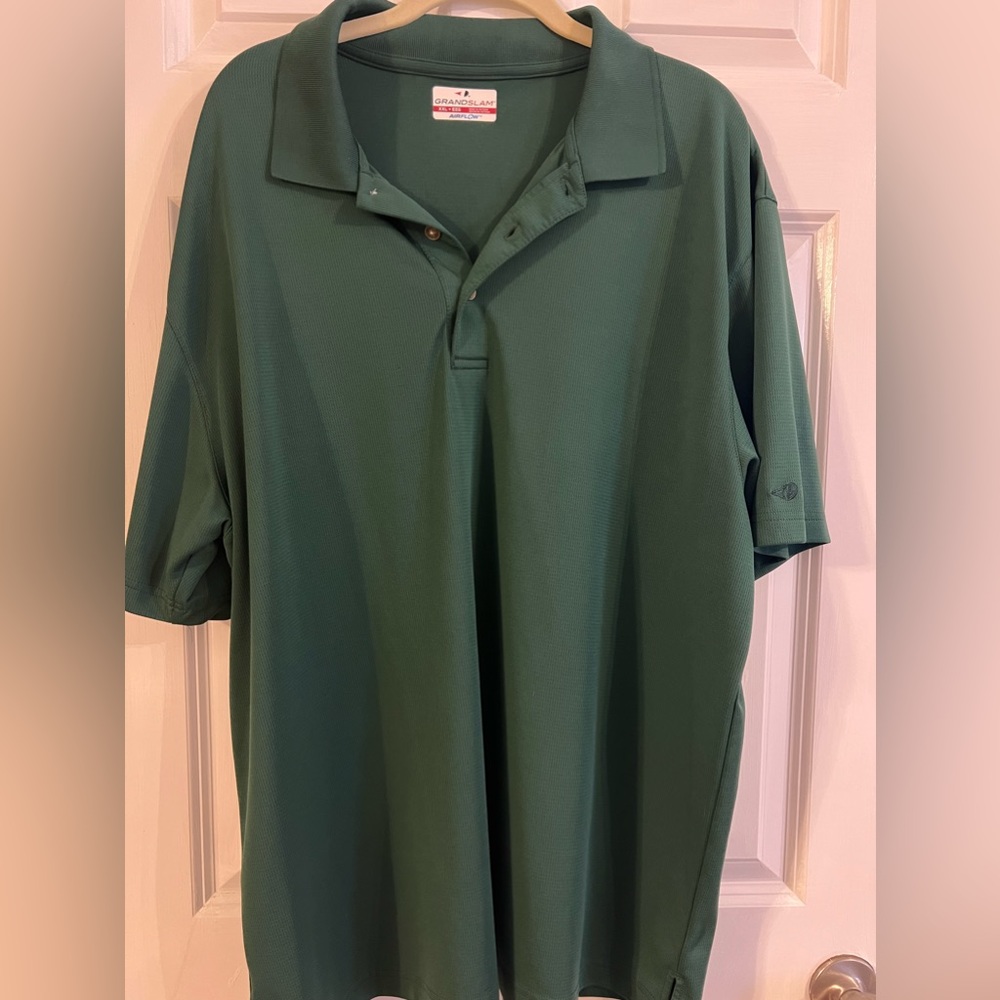 Men’s 2X Polo dri fit material short sleeves